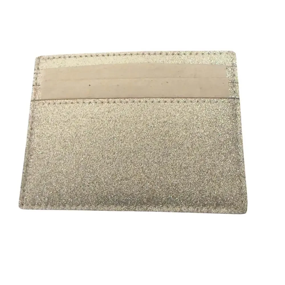Kate Spade New York Lunar Light Silver Glitter Slim Cardholder New